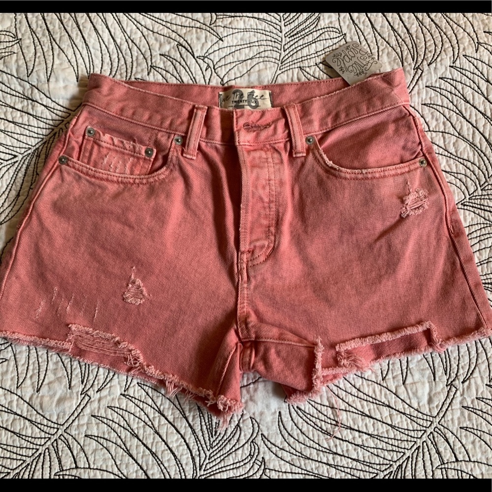 Free People “We The Free” Denim Shorts